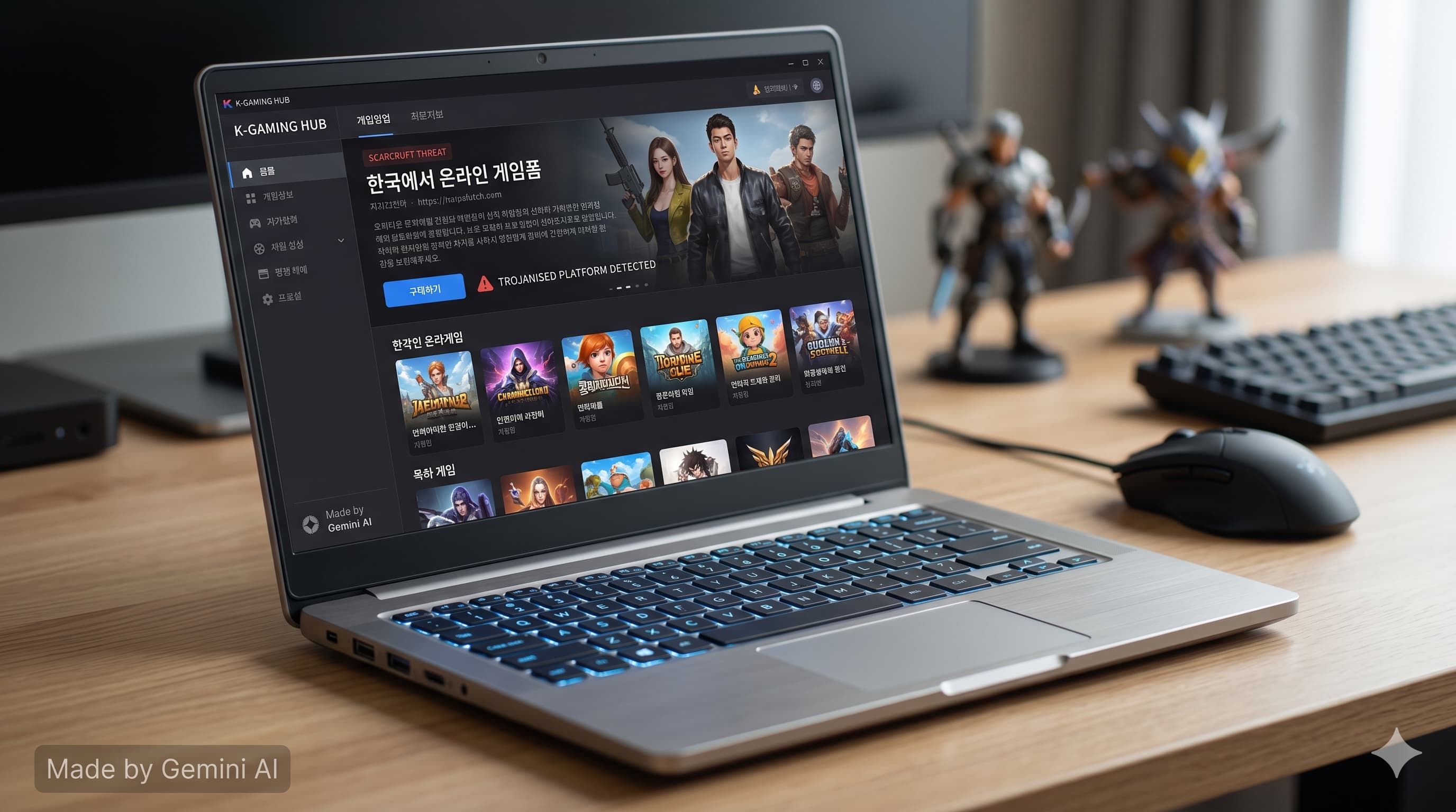trojanised gaming platform