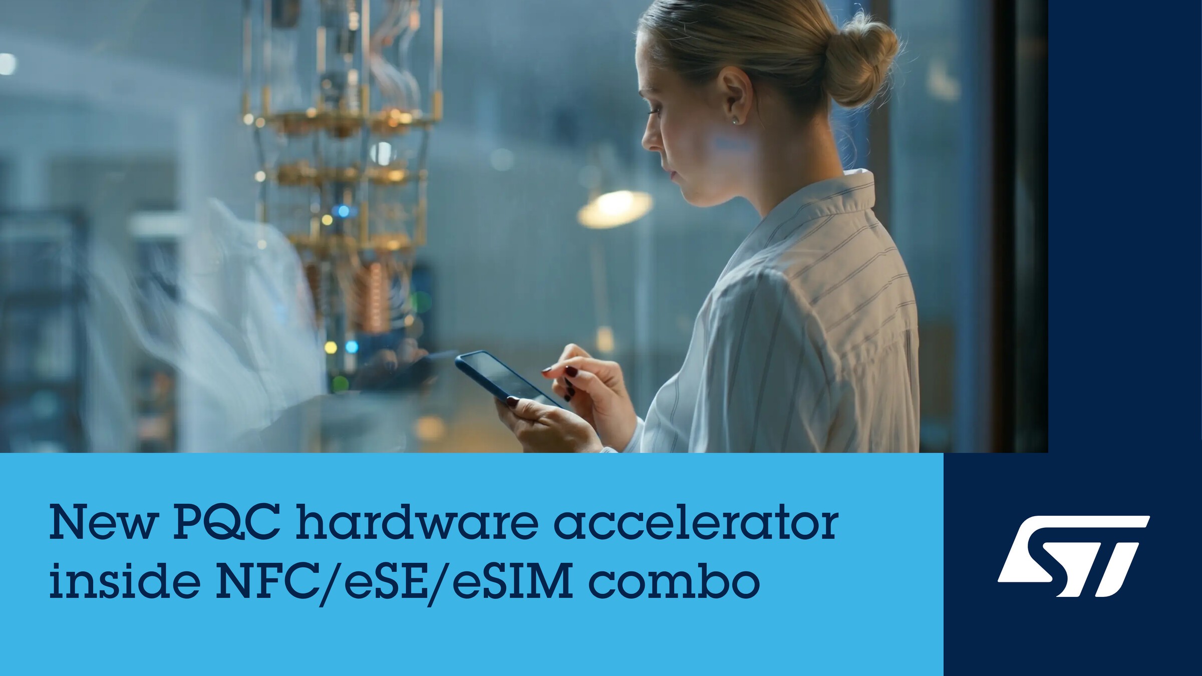STMicroelectronics launches ST54M mobile chip with PQC accelerator