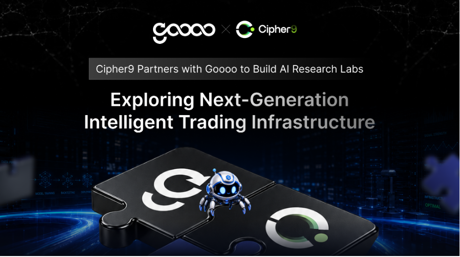 Cipher9 invests $2m in Goooo to establish AI trading research labs