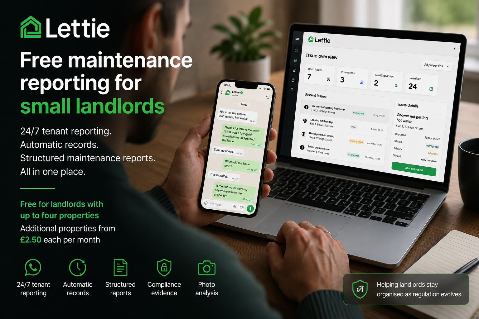 Lettie launches free maintenance reporting plan for small landlords