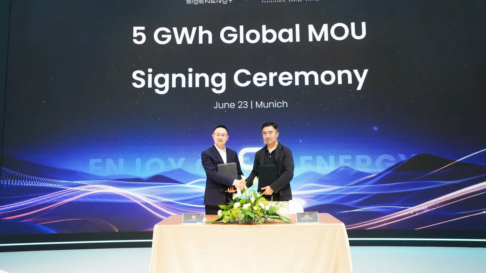 Sigenergy signs 20 GWh in storage deals at Intersolar Europe 2026