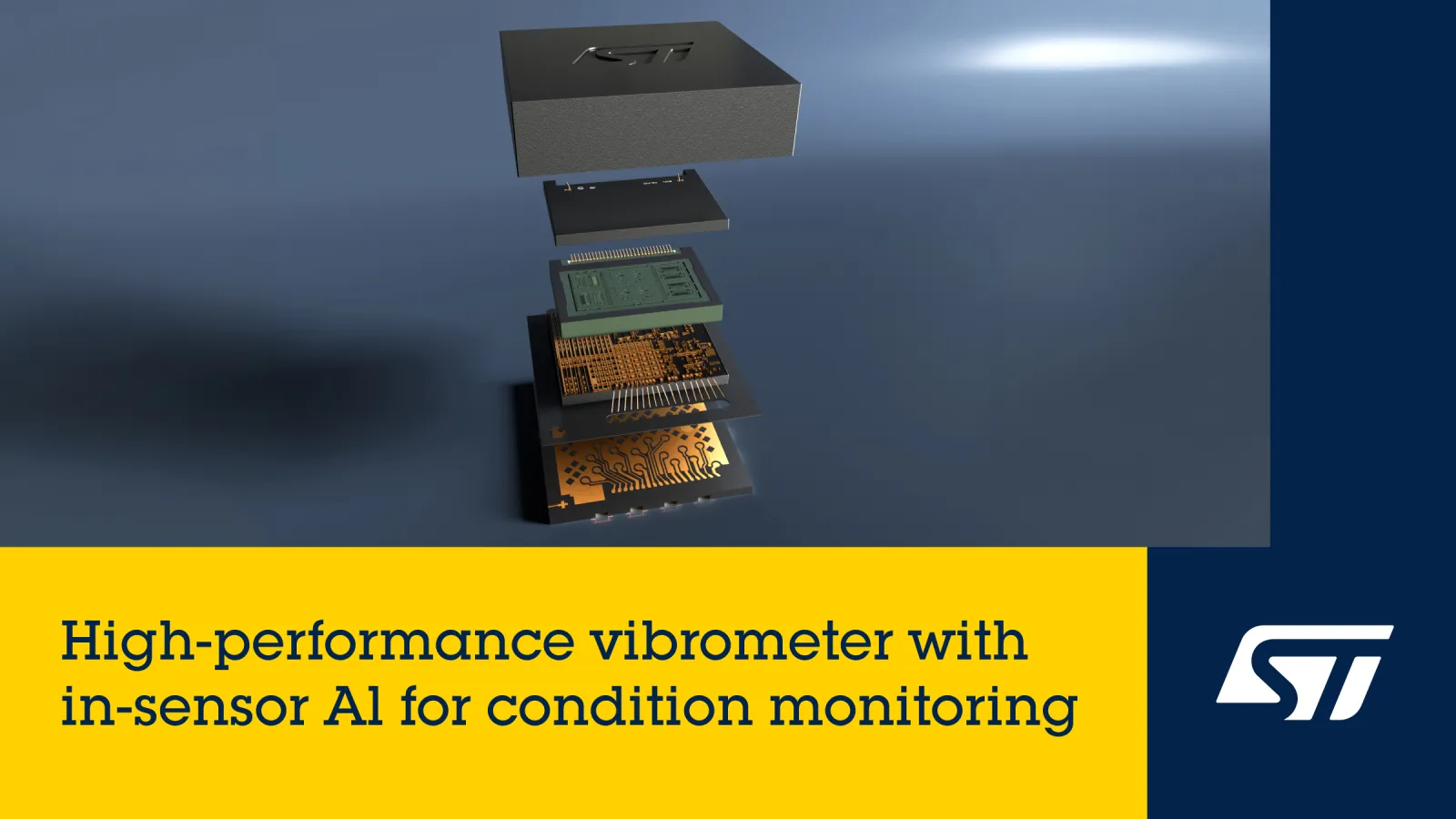 ST launches AI-embedded MEMS vibration sensor for industry