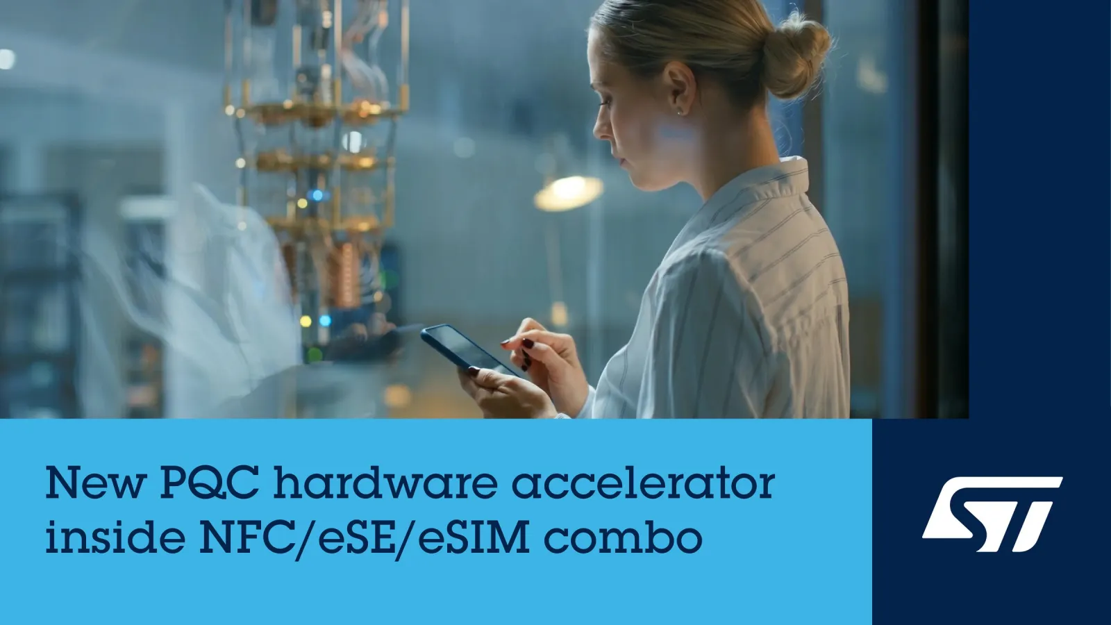 STMicroelectronics launches ST54M mobile chip with PQC accelerator