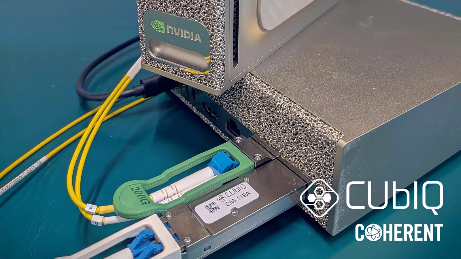 CUbIQ and Coherent demo pluggable QKD for AI data-centre links