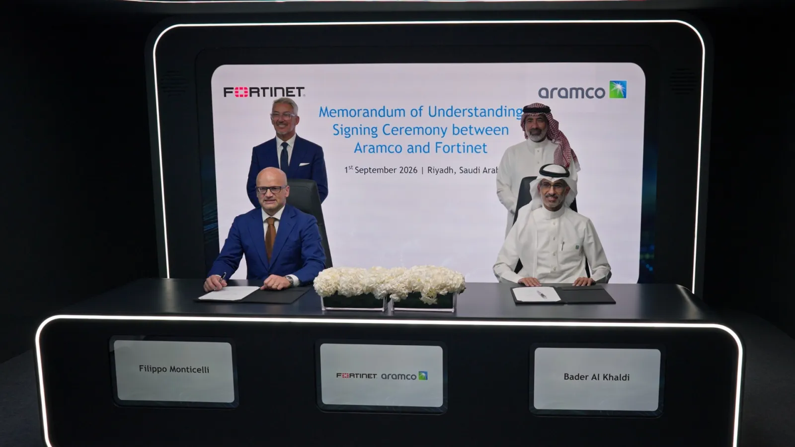 Fortinet and Aramco sign MoU on industrial cybersecurity in Saudi Arabia